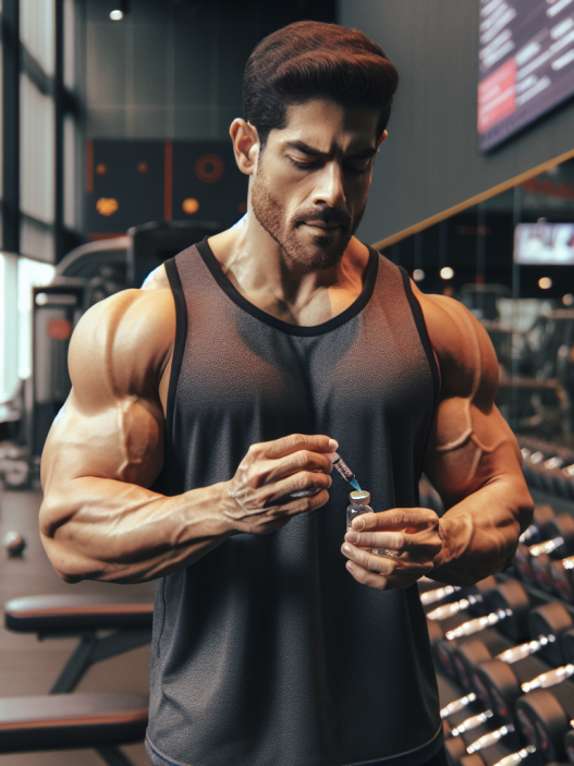 Administering drostanolone propionate in bodybuilding