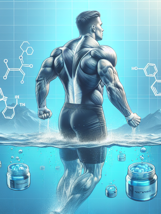 Effective muscle recovery post-training with water-based testosterone suspension