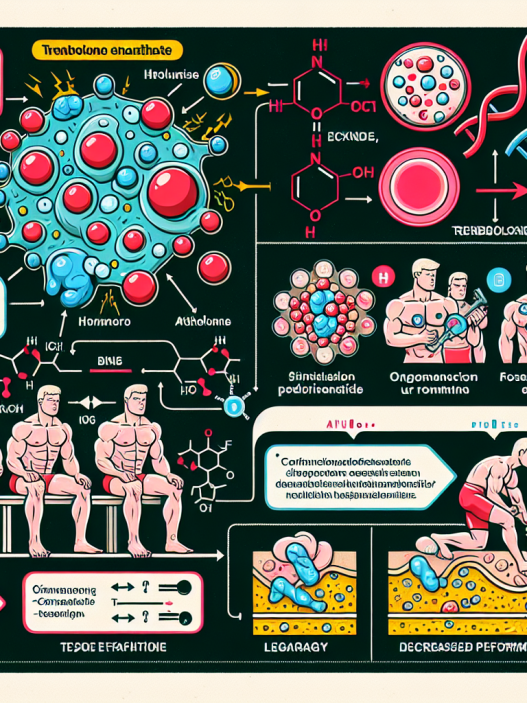 Trenbolone enanthate: action mechanism and risks for athletes