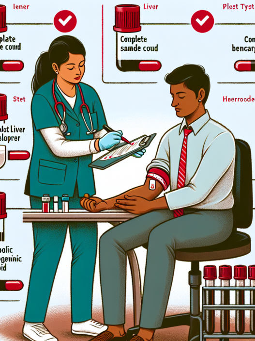Blood tests to run before using mibolerone
