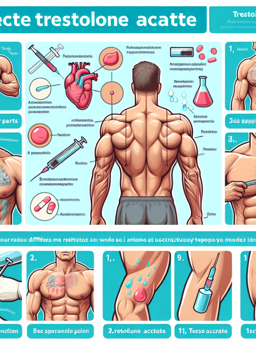Injection sites for trestolone acetato: best practices