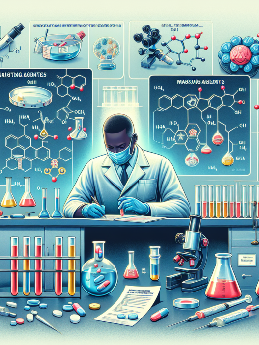 Masking agents and halotestin detection