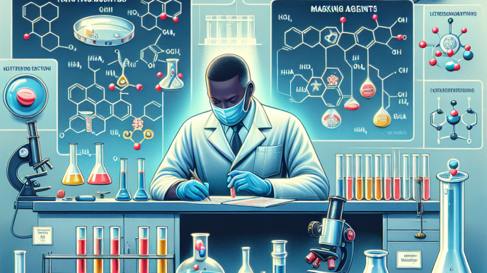 Masking agents and halotestin detection