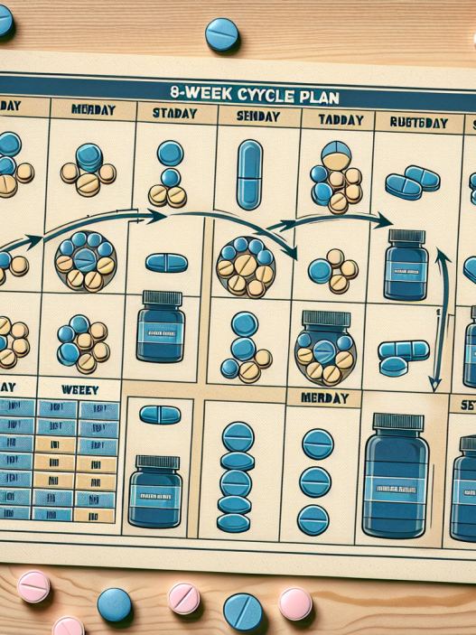 Sample cycle plan for stanozololo compresse: 8 weeks