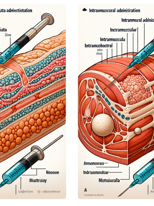 Subcutaneous vs intramuscular administration of primobolan