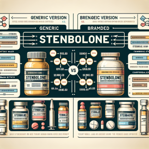 Brand names and generic versions of stenbolone